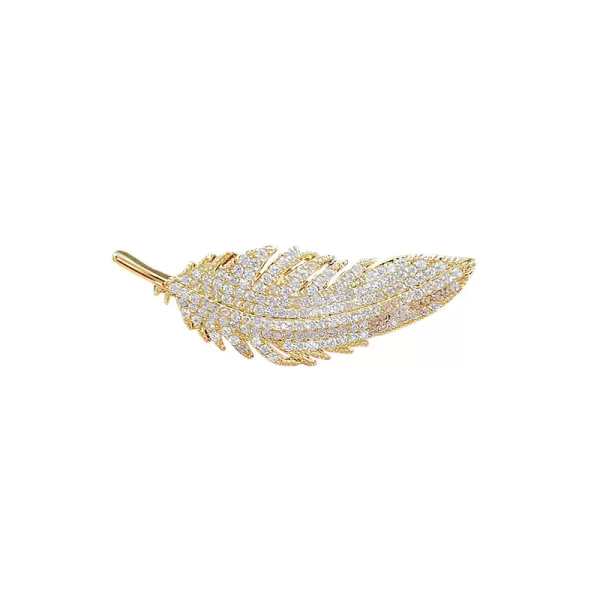 Broche leaf zircon - Imagen 2