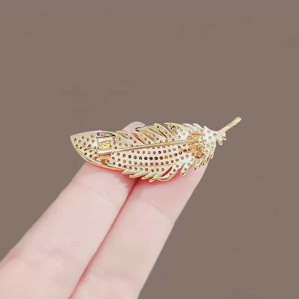 Broche leaf zircon - Imagen 3