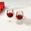 aretes copita de vino tinto