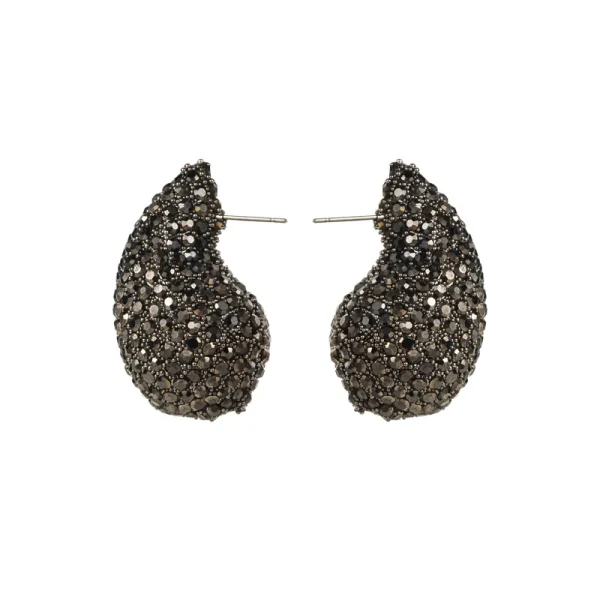 aretes gotas kim k gris