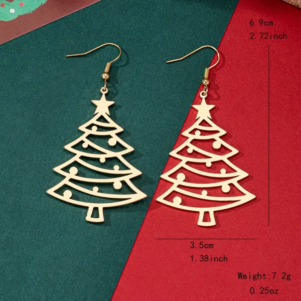 aretes xmas arbolitos de navidad - Imagen 4