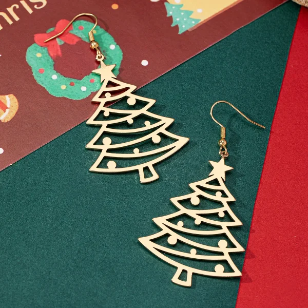 aretes xmas arbolitos de navidad - Imagen 2