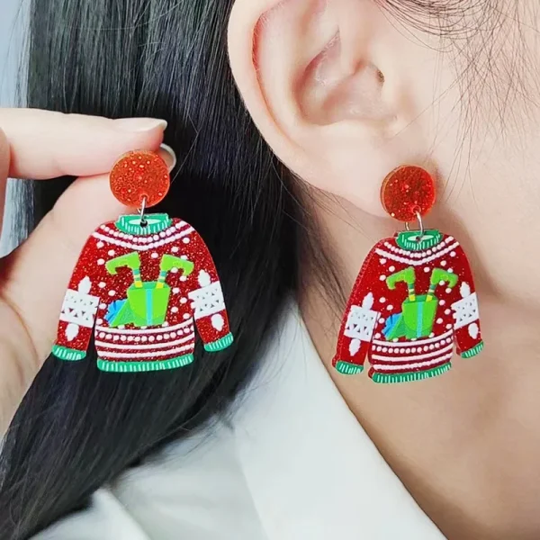 aretes xmas buzito navideno regalos Grinch - Imagen 2