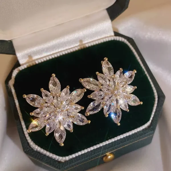 aretes crystal clear diamond blancos