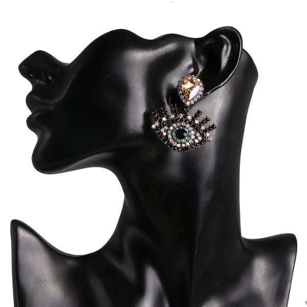 aretes ojo turco champagne - Imagen 2
