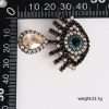 aretes ojo turco champagne - Imagen 3