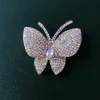 Broche mariposa zircon tornasol - Imagen 2