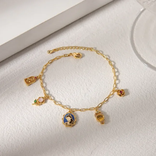pulsera bella y la bestia cartoon