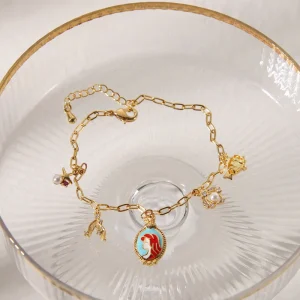 pulsera sirenita cartoon