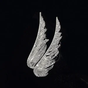 broche alas silver