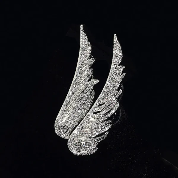 broche alas silver