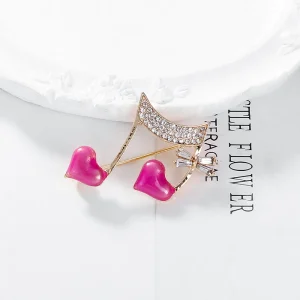 Broche nota musical pink