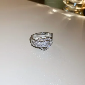 anillo love silver