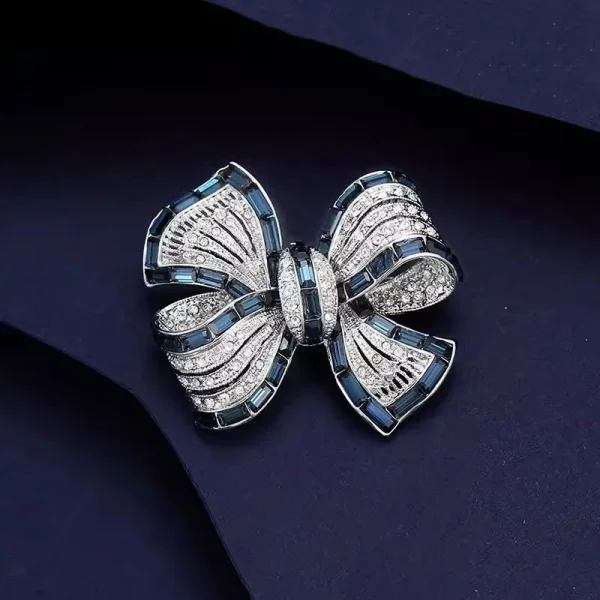 Broche lazo azul