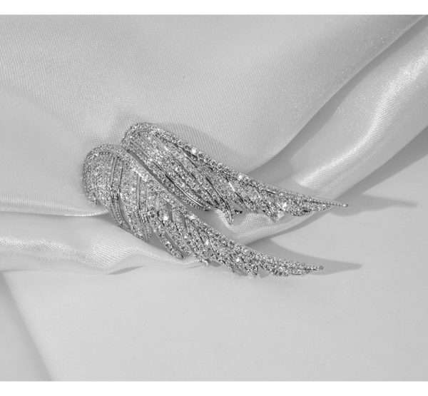 broche alas silver - Imagen 2
