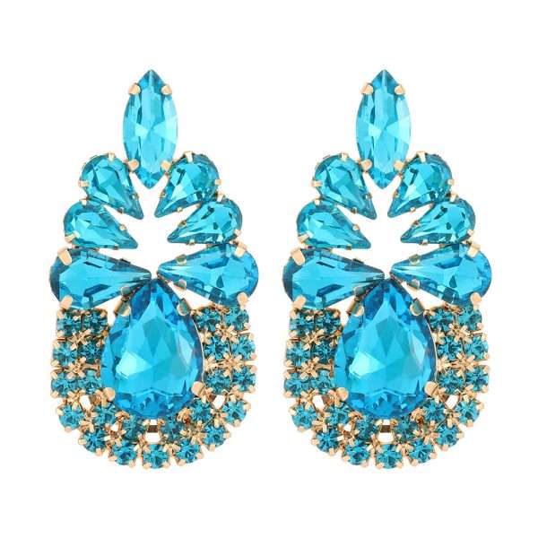 aretes waterdrops turquesa