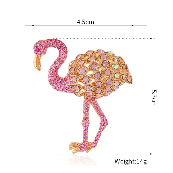 Broche flamingo pink - Imagen 2
