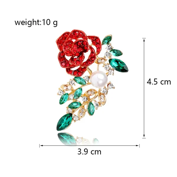 Broche rosa perla - Imagen 5
