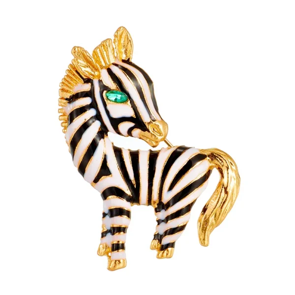 Broche zebra